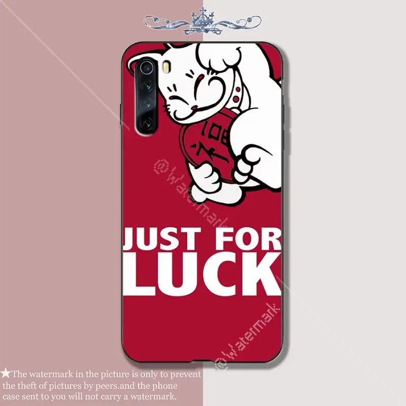 

Lucky Cat Luxury Phone Case Coque For Xiaomi Redmi 7 7A 8 Note 7 8 8t 8 Pro Cases Fundas