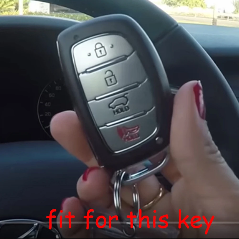 Силиконовый чехол для автомобильного ключа Hyundai Kona Solaris I40 Tucson Ix35 I45 Accent Santa Fe Elantra