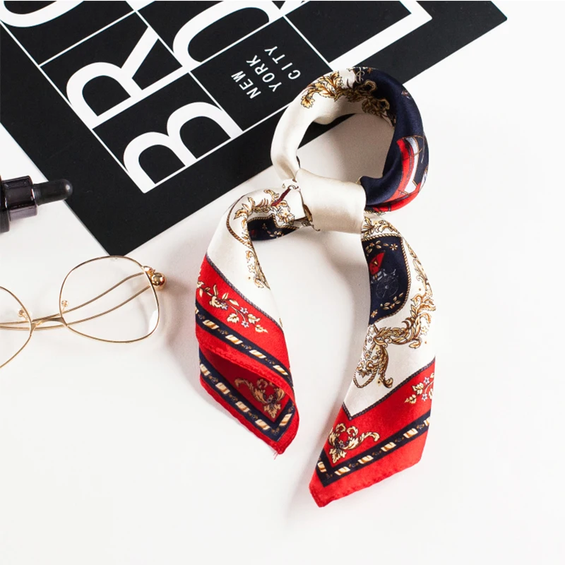 Модный Шелковый шарф Hangzhou Осень корейский стиль Универсальный женский шелк