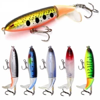 submerged pencil lures propeller tractor hard bait floating water swimbait 3d fish eyes with hooks fishing crankbaits