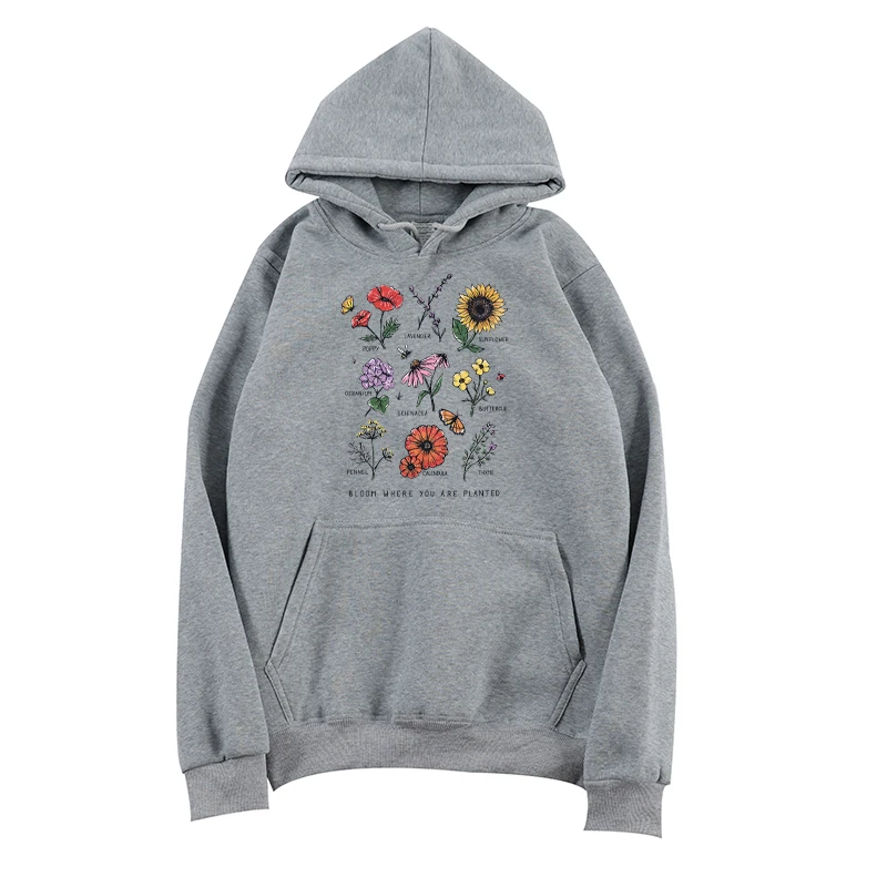 Женская флисовая толстовка с капюшоном в стиле Харадзюку|Женские толстовки и