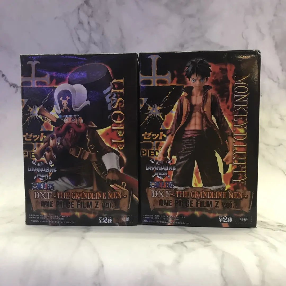 Аниме Одна деталь 2 шт./компл. DXF Grandline Для мужчин пленка Z Vol.1 Луффи и Усопп ПВХ