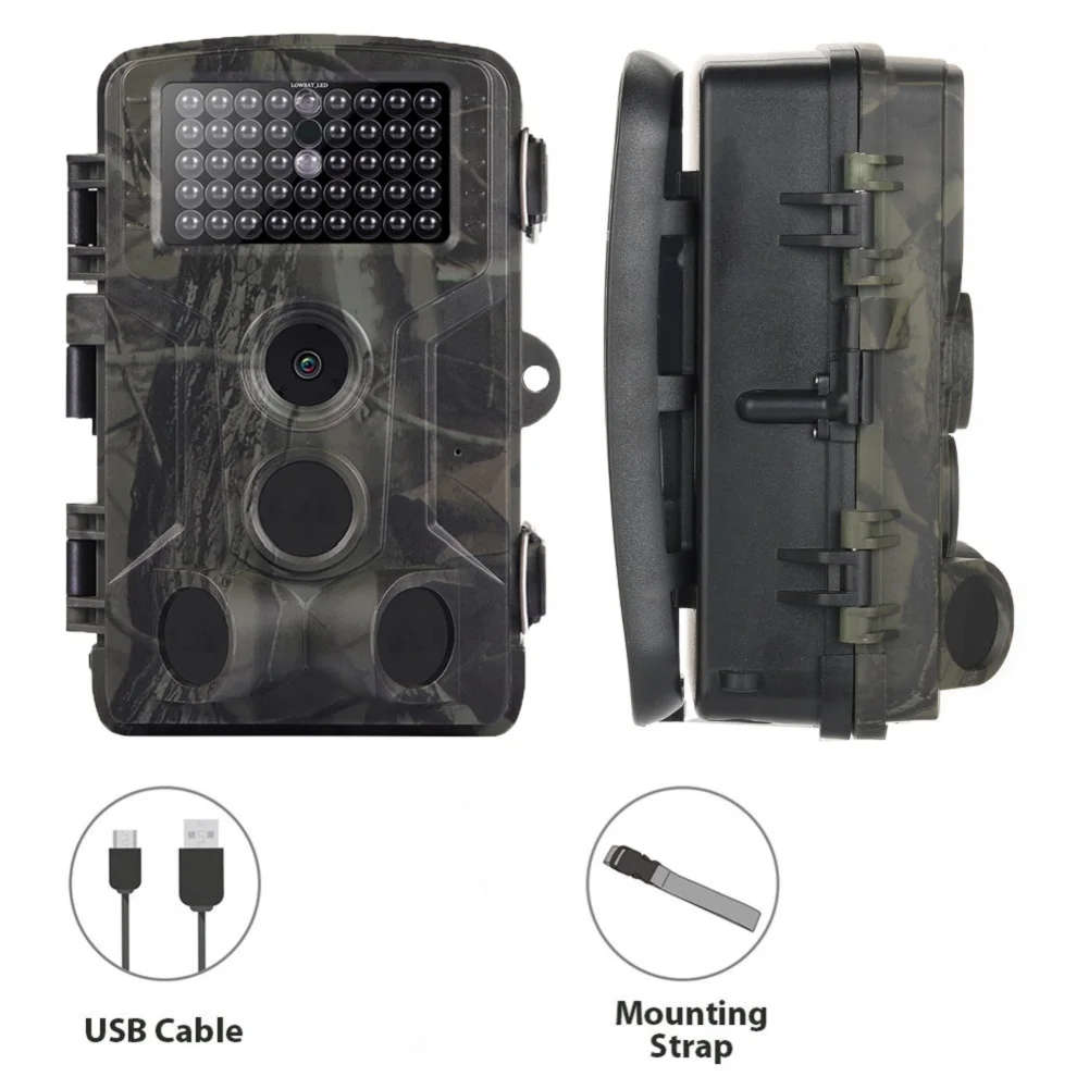 Охотничья камера HC802A 16 МП 1080P фотоловушка инфракрасная беспроводная слежения за