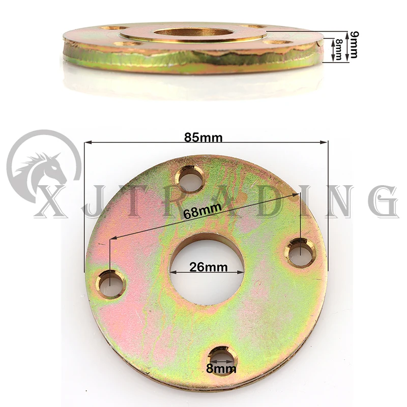 850 мм задняя ось в сборе с подшипником Звездочка сиденье 4 отверстия колесо hubFit