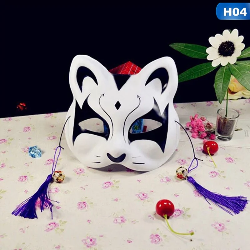 Косплей Аниме светильник светлячков лес Нацумэ лиса маска Хэллоуин кошка