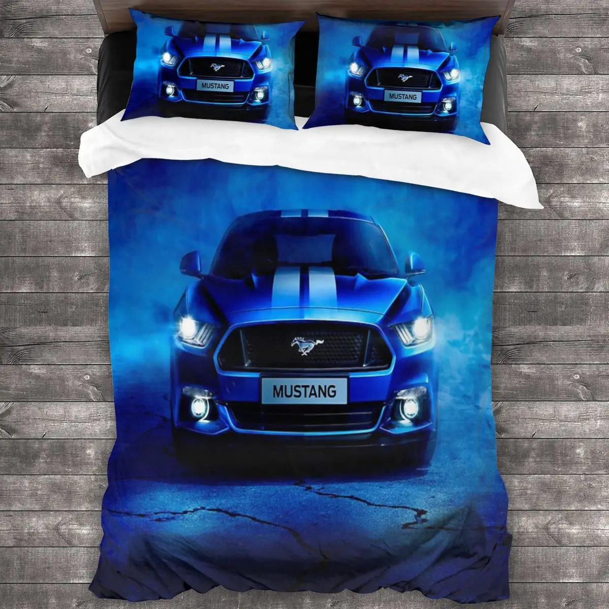 

Ford Mustang 1 Linens Bedspread Bedding Set Duvet Cover Sheet Bedroom Beds King Bed Comforters