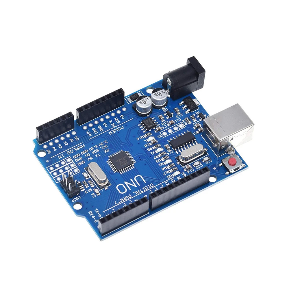 

Плата UNO R3 mit Atmel ATmega328 ATmega328P Mega328P Mega328 16 МГц CH340 CH340G USB-драйвер для замены Atmega16U2
