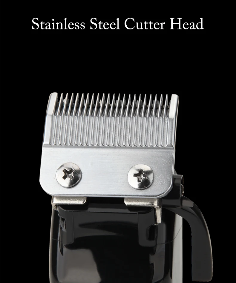 

New Hair Clipper Professional Electric Hair Trimmer With LED Screen Men Strong Power Steel Cutter Head 1.5/3/4.5/6/7.5MM