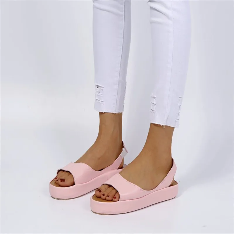 

2021 New Women Sandals Soft Stitching Comfortable Flat Knit Sport Footwear Female Multicolour Open Toe Shoes Sandalias De Mujer