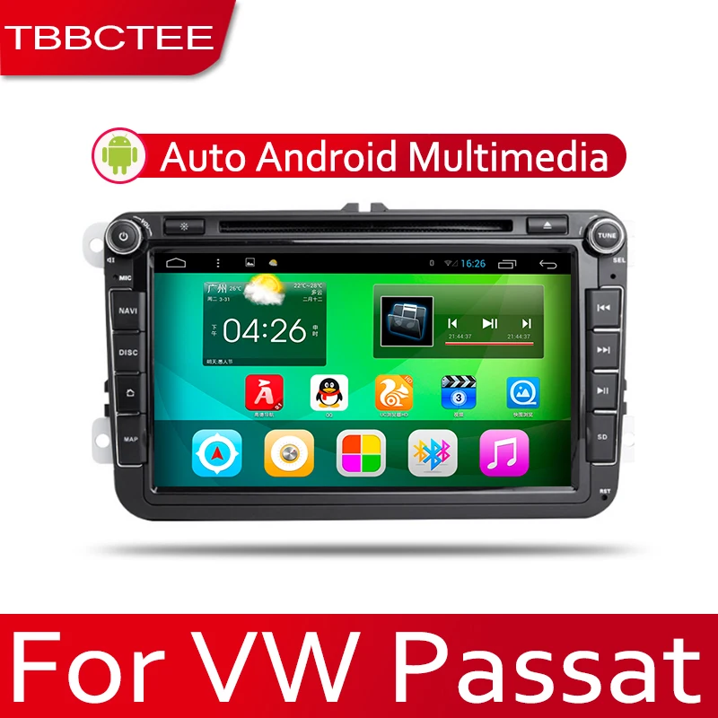 TBBCTEE автомобильная система Android 1080P IPS ЖК экран для Volkswagen VW Passat B6 2005 ~ 2010