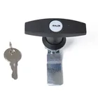 Поворотный Т-образный замок с ключами для прицепа, фургона, ящика для инструментов, распределительный ящик для грузовика, фургона