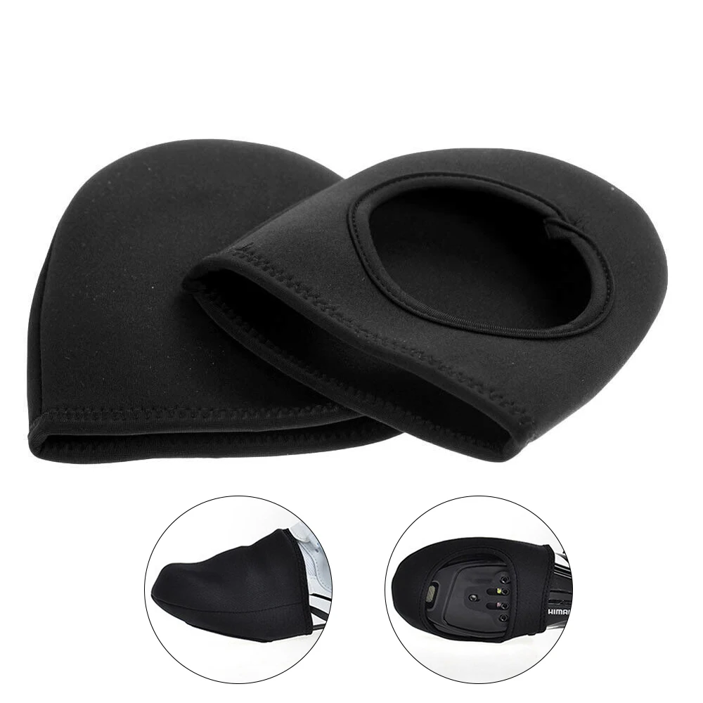 

1Pair Nylon Windproof Bike Shoes Cover Cycling MTB Road Bicycle Self-Locking Toe Cover Sport Protector Overshoes Thermal Durable