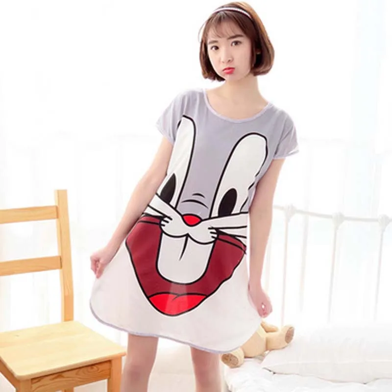 Пижама для девочек с рисунком Микки Детская милое платье-Пижама | Мать и ребенок