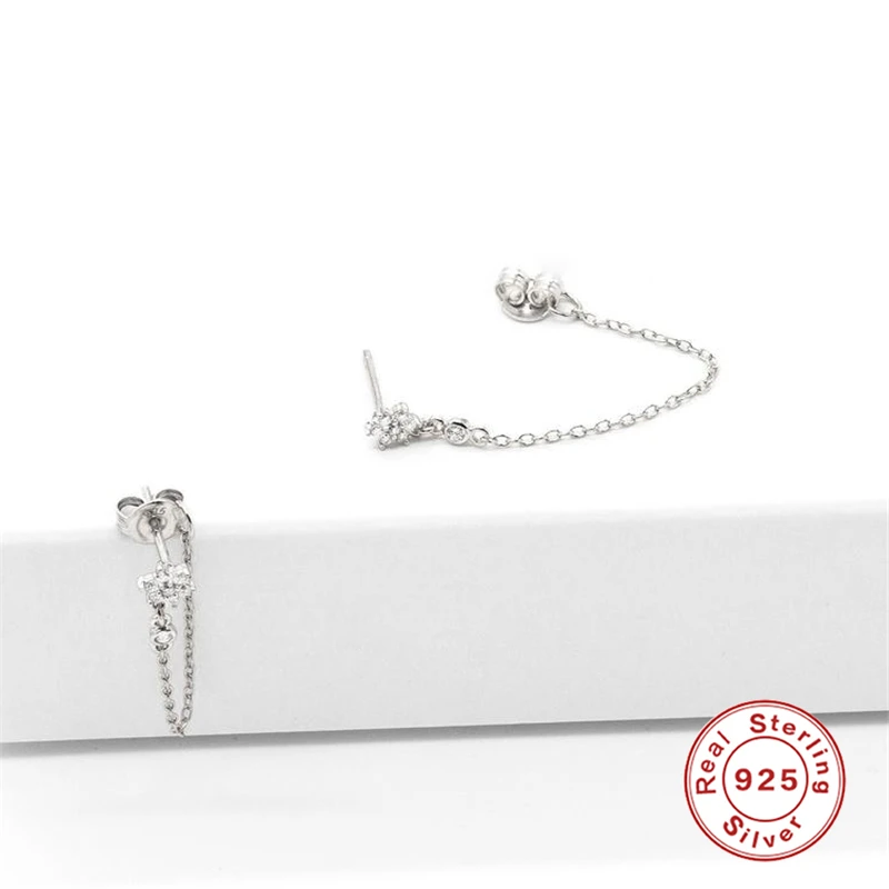 Серьги из стерлингового серебра 925 пробы для женщин серьги пирсинга хрящевой