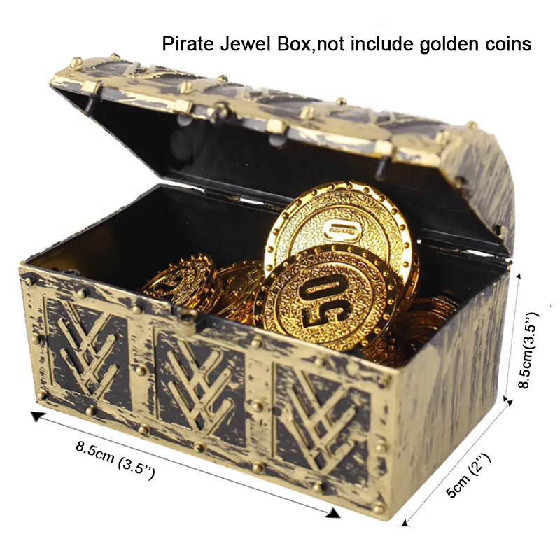 Детская шкатулка для драгоценностей пиратов пластиковый кейс хранения