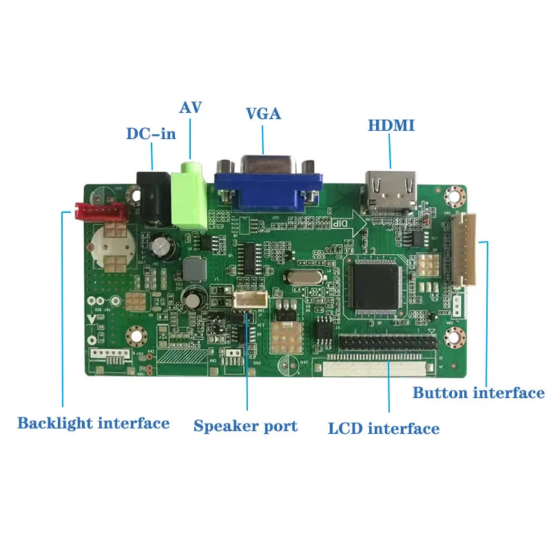 Плата управления приводом ZHIXIANDA ЖК-модуль с входом HDMI VGA разрешение дисплея