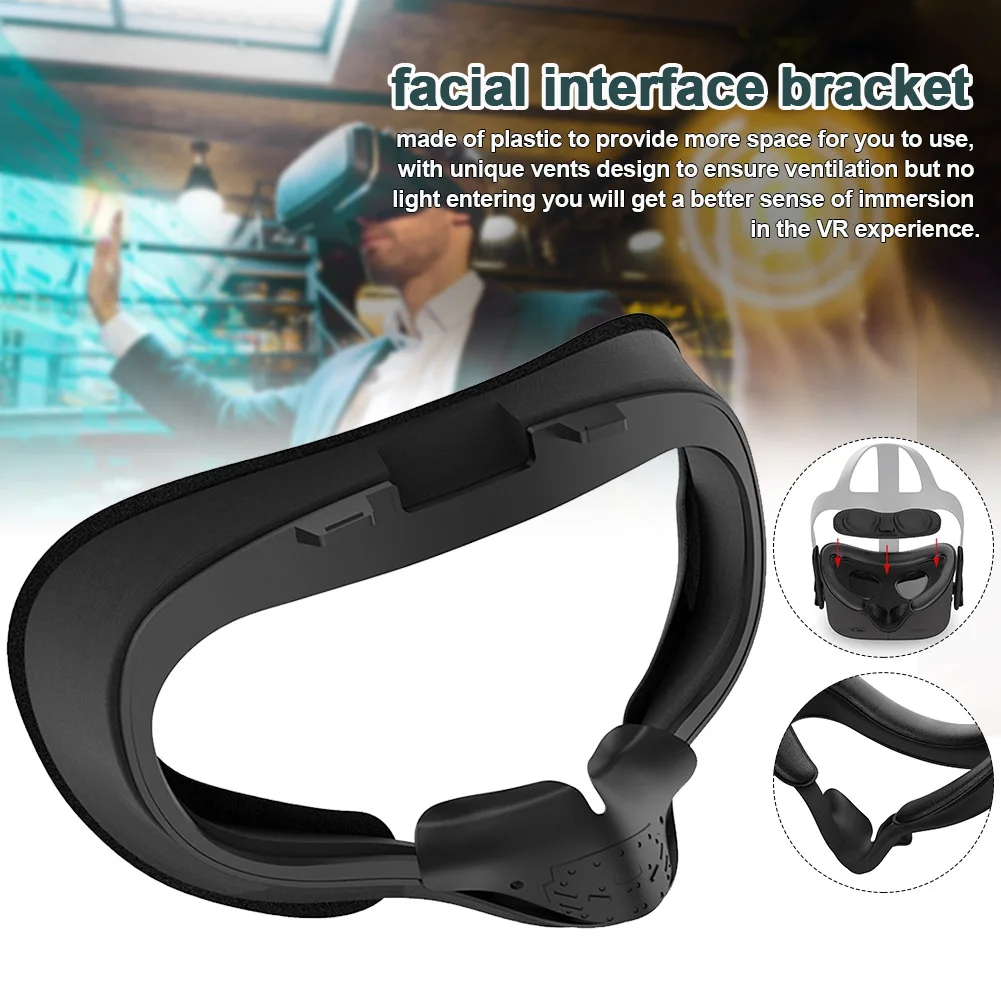 

5 In 1 Kit Replacement Facial Interface Bracket Set Protective Foam Face Guard Pad Soft Easy Install Elastic For Oculus Quest