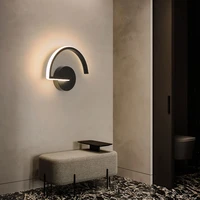 modern dividuality creativity led wall lamp indoor courtyard corridor bedroom wall sconce home improvement iron wall light