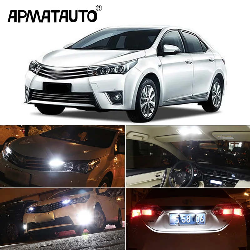 T10 Автомобильный светодиодный свет T15 T20 7443 фонарь освещения номерного знака