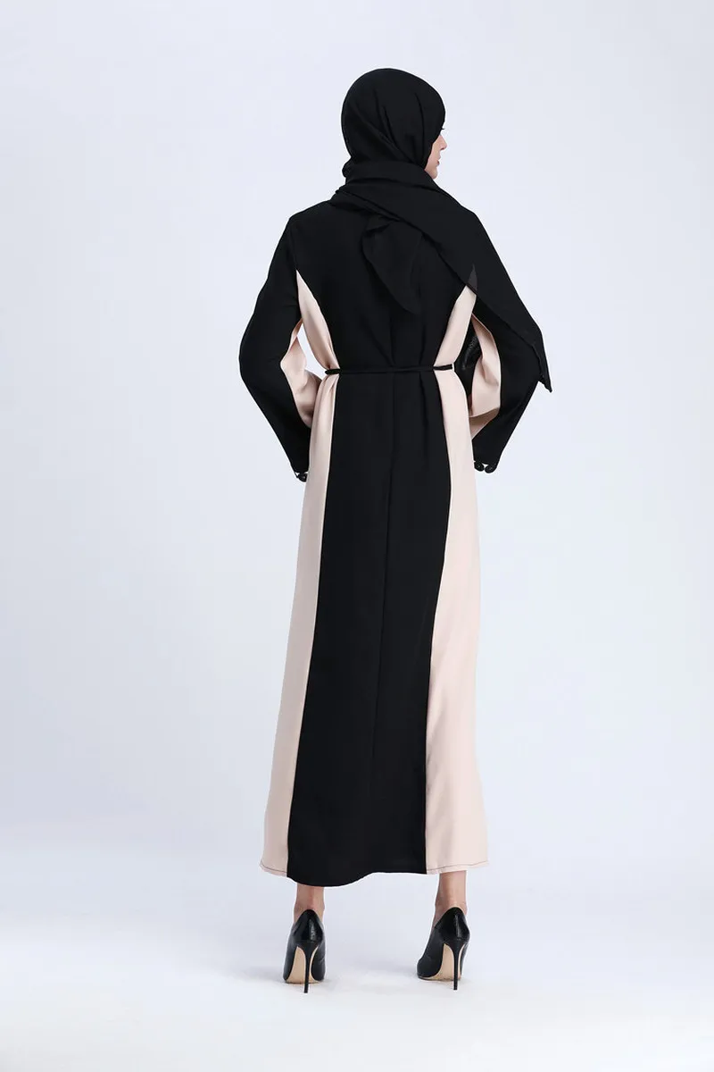 Женское мусульманское платье хиджаб Абайи размера плюс кружевное макси в