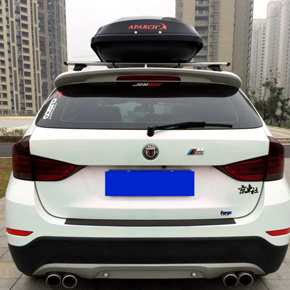AITWATT автомобильный Стайлинг для BMW X1 2012 2013 2014 2015 АБС пластик задний спойлер на