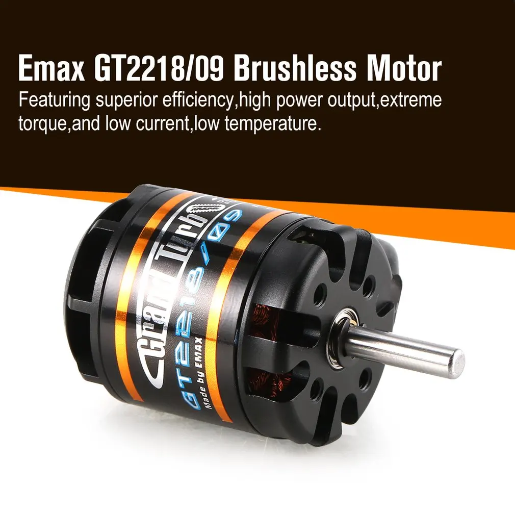 Emax GT2218/09 GT2215/10/12 1100KV 2-3S легкий Мощность бесщеточный двигатель для RC Самолет с неподвижным крылом Дрон Квадрокоптер деталь модели
