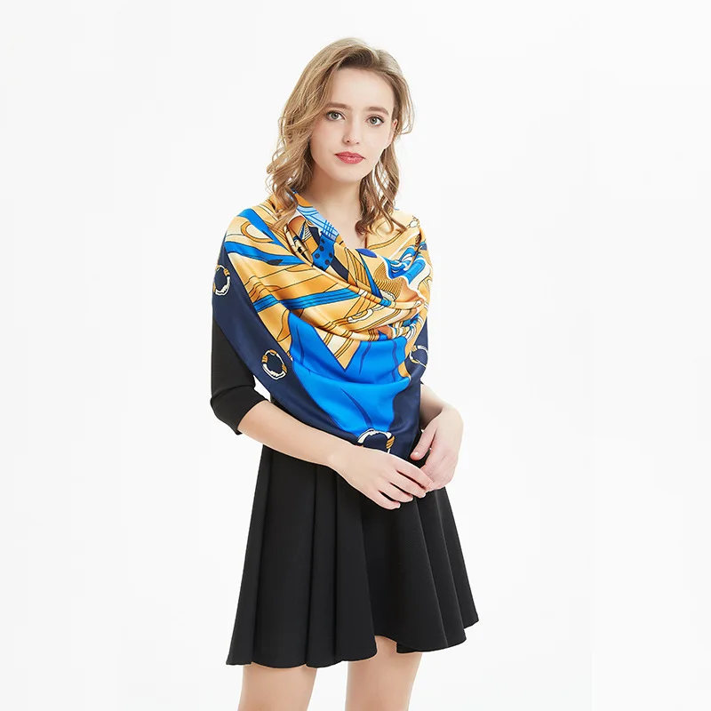 

Mulberry Scarf Women Silk Scarf Luxury Shawl Scarves Beach Cover-ups Bandana Hijabs Bufand de seda Foulard en soie solar playa