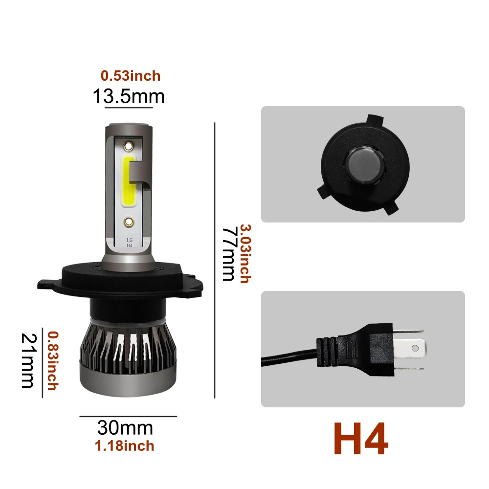 M1 H4 Hi-Lo луч супер яркие авто лампы H7 H11 9005 9006 Автомобильные светодиодные фары 50 Вт