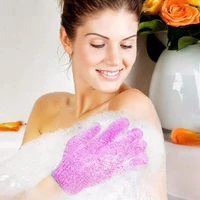 bath for peeling exfoliating mitt glove for shower scrub gloves resistance body massage sponge wash skin moisturizing spa foam