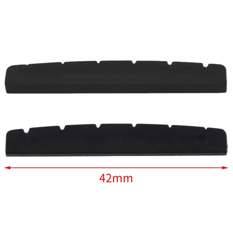 6pcs schwarz 6 string gitarre top mutter 42x 35 mm 1pcs elektrische gitarre oberen mutter flache boden pt 5042 00 42x 3x 55 mm free global shippin