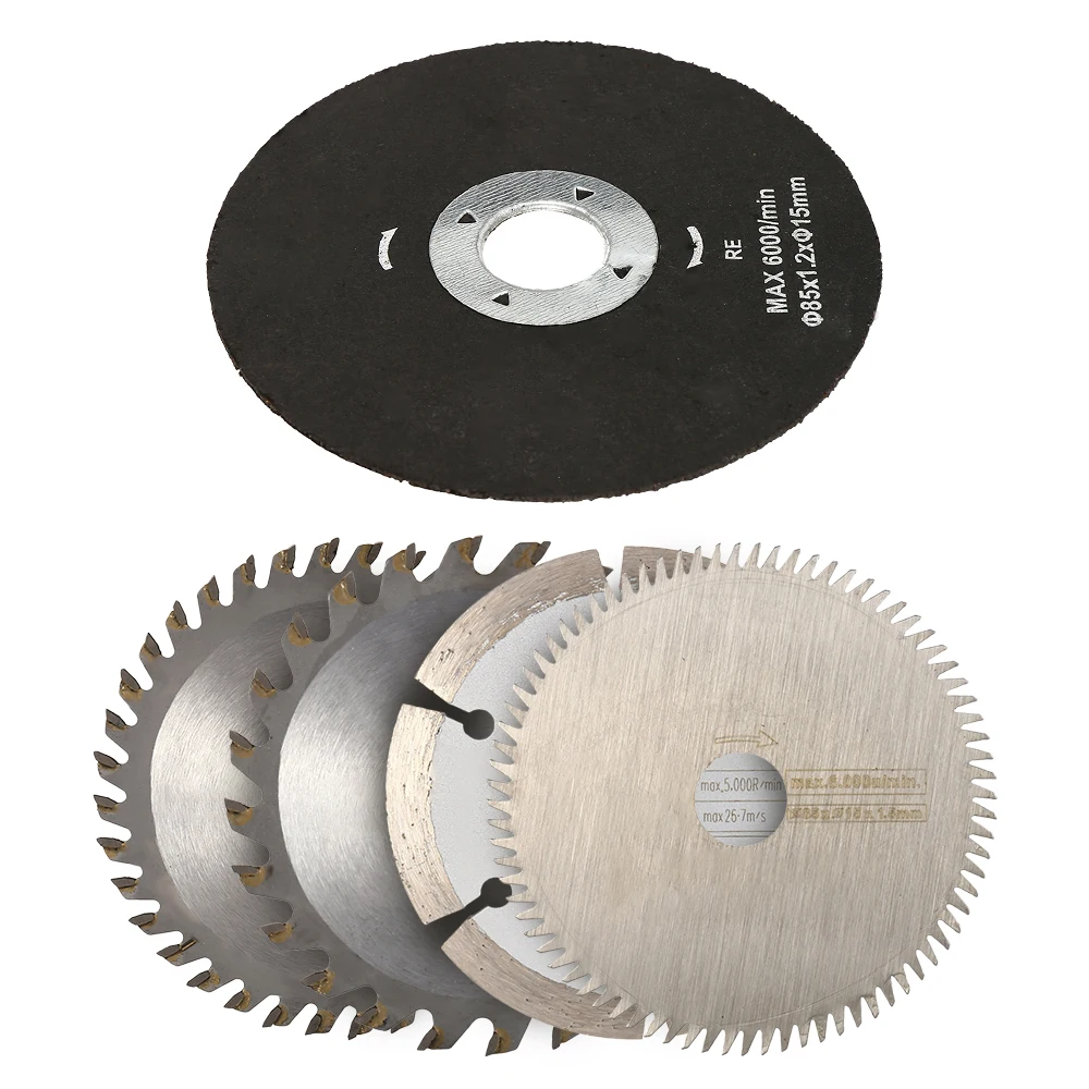 5Pcs 85mm Cutting Tool Saw Blades for Power Circular Blade Wood HSS Dremel Cutter Mini | Инструменты