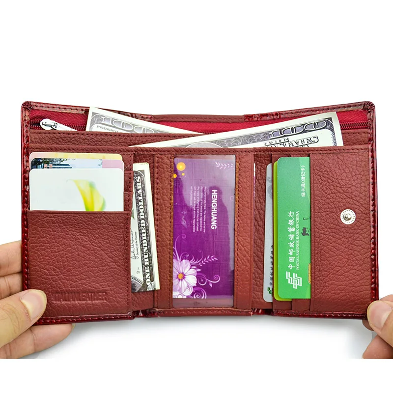 HH Для женщин бумажник и кошелек из натуральной кожи женские кошельки небольшой