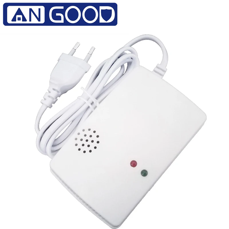 ANGOOD датчик охранной газовой сигнализации с европейской вилкой проводной