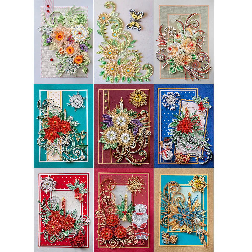 

5D DIY Diamond Painting Flower Mosaic Special Shape Drill Diamond Painting Rhinestone Drawing Picture Home Decoration Art Craft
