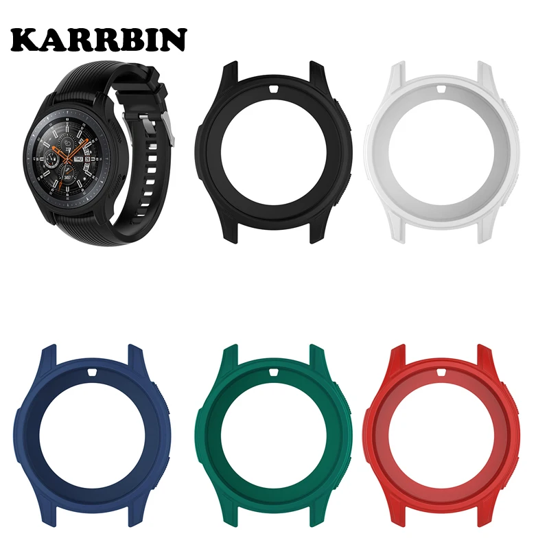 

KARRBIN TPU Protective Case for Samsung Galaxy Watch 46mm Strap Case Cover for Gear S3 Frontier All-Around Protective Shell
