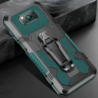 Противоударный чехол для Xiaomi POCO X3 NFC Redmi Note 9 9S 7 8 5 10 Pro 9A 9C для Xiaomi POCO X3, Прочный Гибридный бронированный чехол-подставка