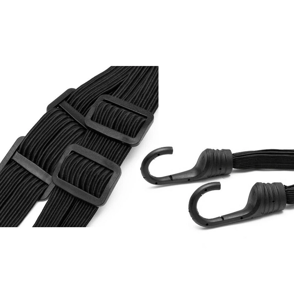 

2pcs 60cm Scooter Electric Car Luggage Rope Motorcycle Fuel Tank Net Helmet Sundries Bag Cover Net Tailstock Helmet Rope