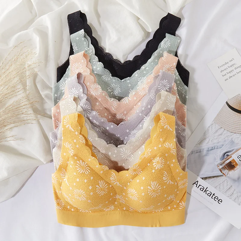 

Латексное нижнее белье из Таиланда, бюстгальтер для сна без косточек