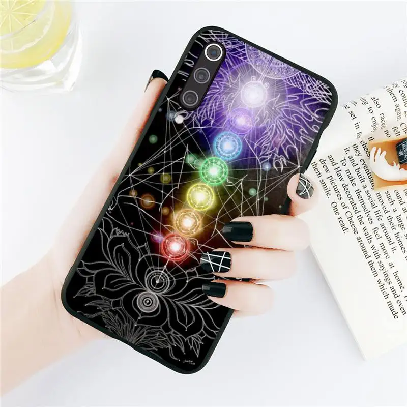 

Mandala Chakra Insist Yoga Phone Cases For Xiaomi Redmi note 7 8 9 t k30 max3 9 s 10 pro lite Luxury brand shell funda coque