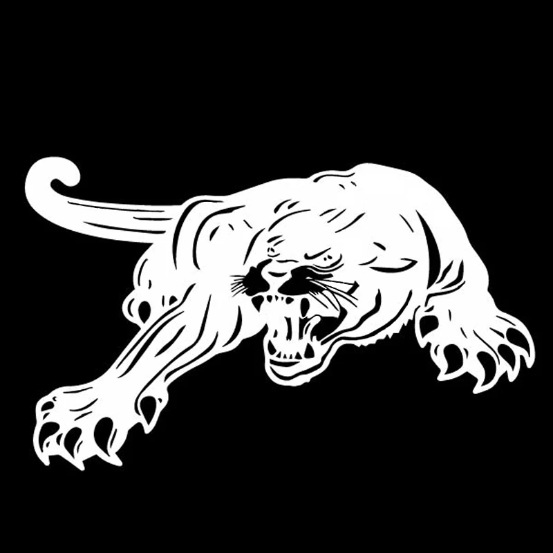 Яркий Тигр креативное украшение модная Автомобильная наклейка индивидуальная