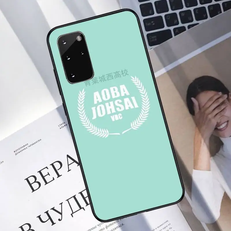 

Karasuno Nekoma Haikyuu Phone Case For Samsung A40 A31 A50 A51 A71 A20E A20S S8 S9 S10 S20 Plus note 20 ultra