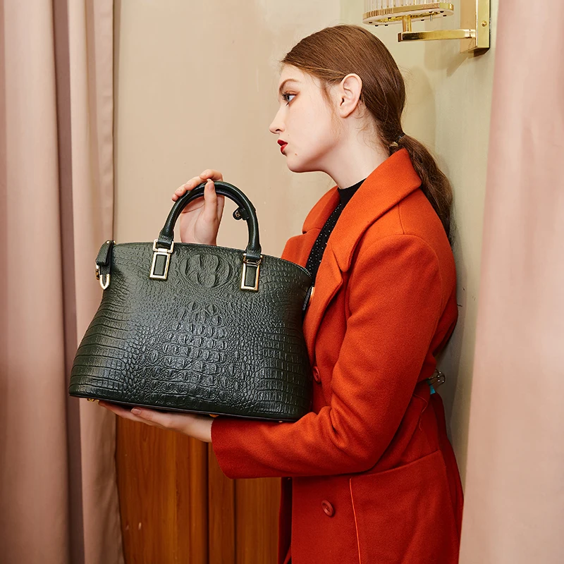 Женская сумка Qiwang из 100% натуральной кожи крокодила|bag brand luxury|bag luxurybag luxury |