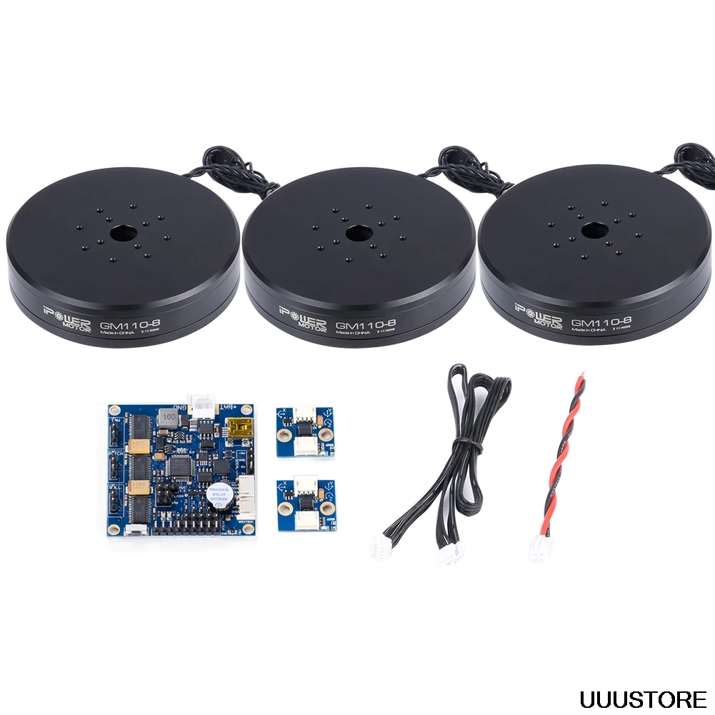 

Iflight Ipower AlexMos 32 BIT Extended BGC with GM110-8 150T brushless gimbal motor System Combo Set For 5D2 / 5D3