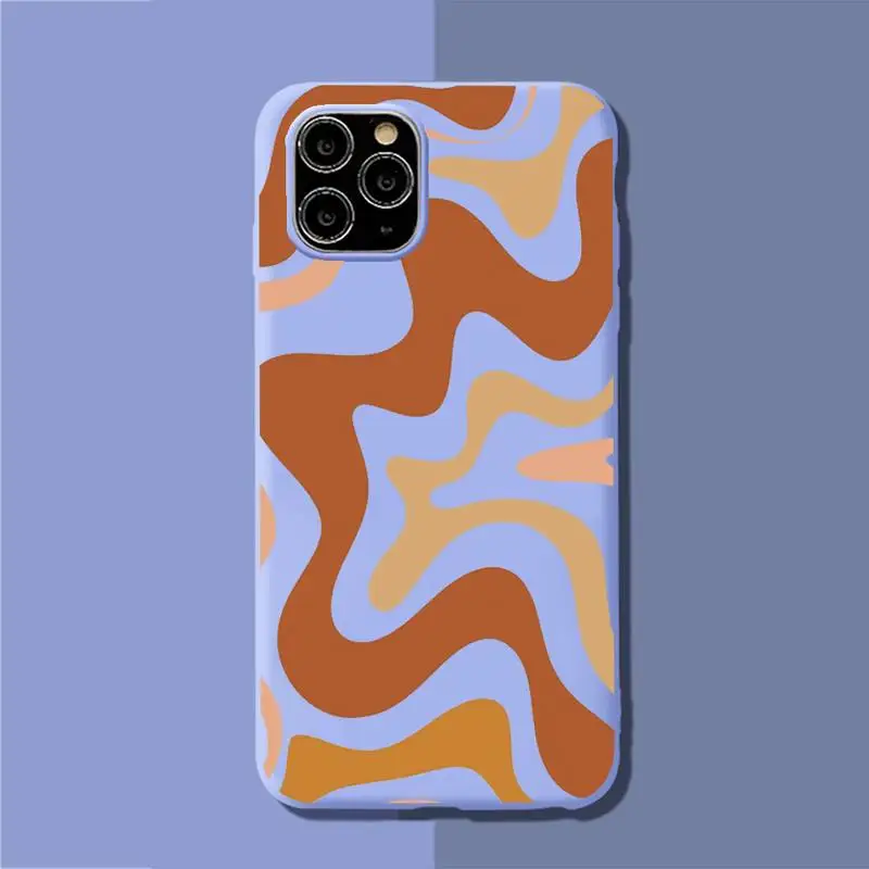 

Liquid Swirl Abstract Pattern in Beige and Sage Green Phone Case for iphone 13 11 12 mini pro max 7 8plus 6 6s x xs max xr coque