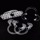 Ретрактор для щек, пластиковый, отбеливающий зубы, С-образный, 100 шт.лот