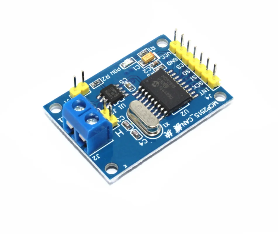 

MCP2515 CAN bus module TJA1050 receiver SPI protocol 51 MCU program example