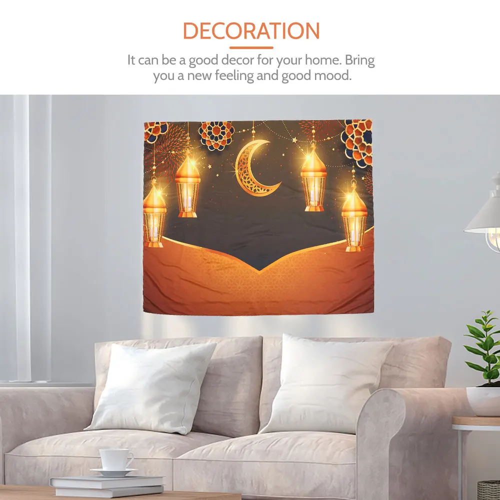

Muslim Ramadan Tapestry Islamic Eid Tapestry Eid Festival Hanging Backdrop
