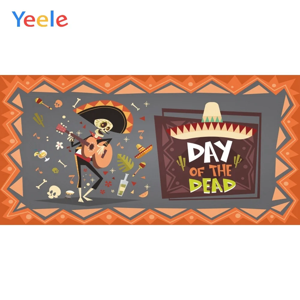 Фон для фотосъемки с изображением Дня мертвых в Мексике | Электроника
