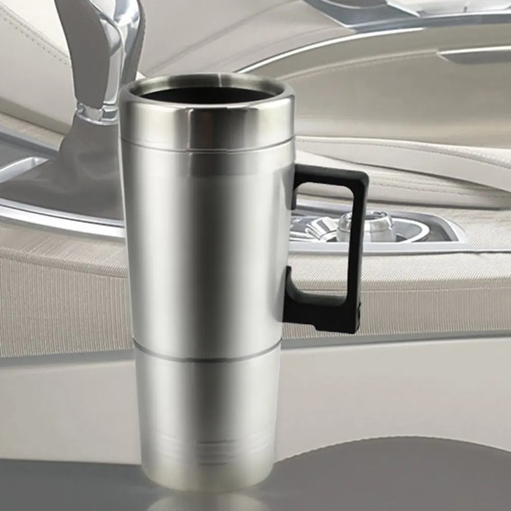 Электрический чайник 12 В термос из нержавеющей стали чашка с подогревом