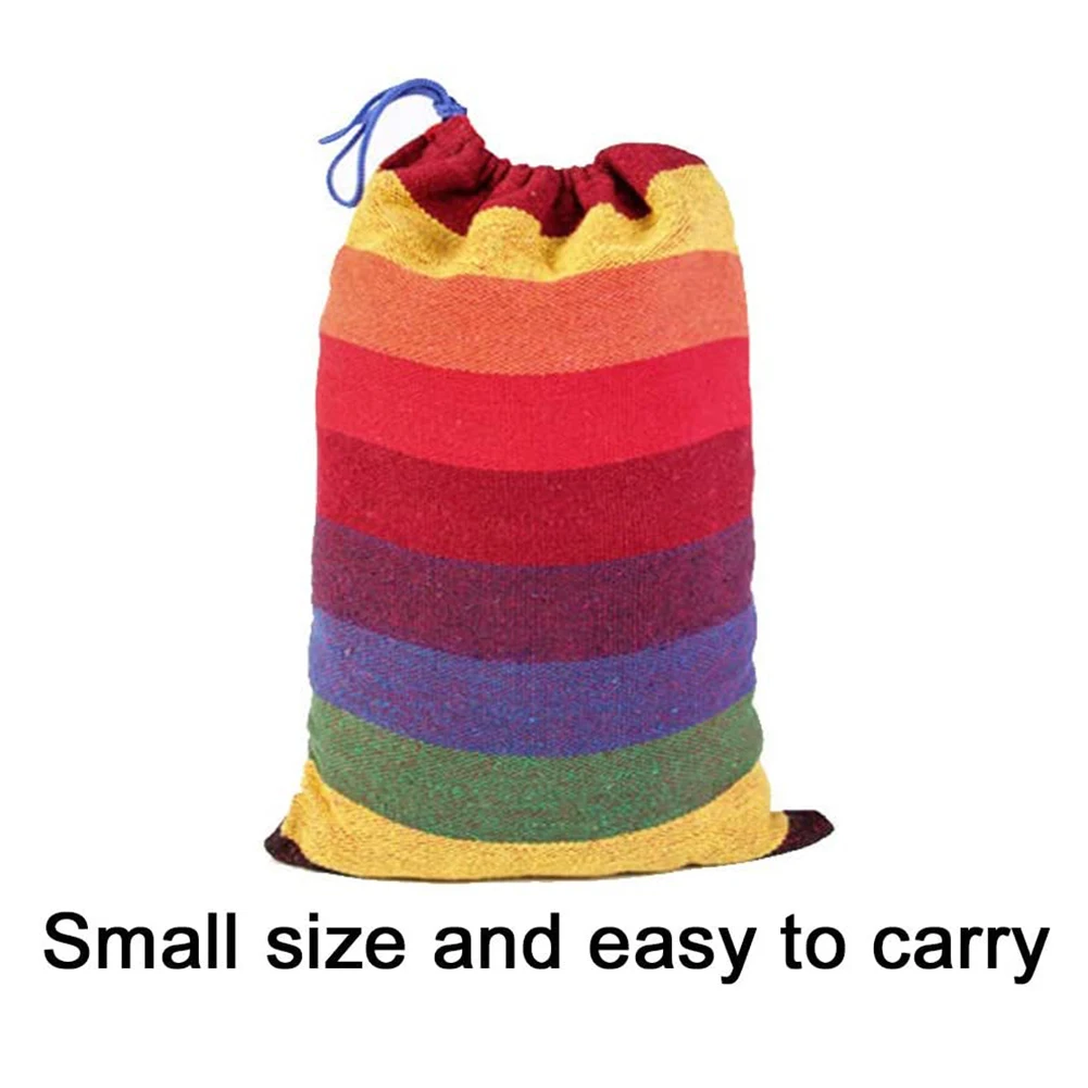 

250*150cm Widen Double Person Hammock Portable Travel Hanging Hammock Swing Sleeping Bed Lazy Chair Canvas Hammocks May10